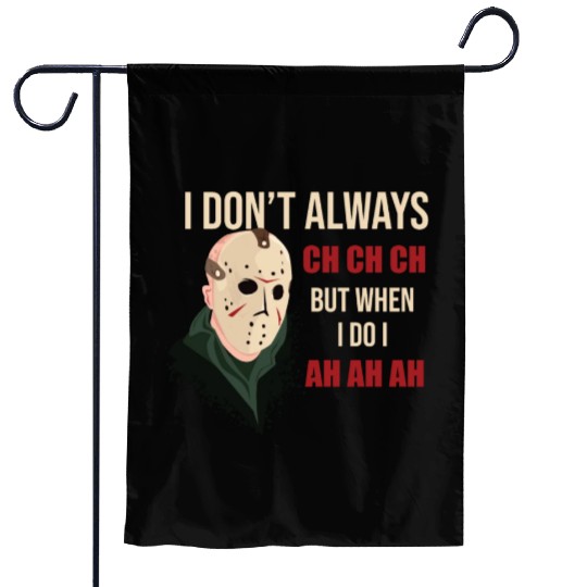 Funny Halloween party Jason hokey mask Friday 13th Garden Flags