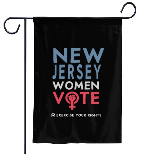 New Jersey Women Vote Voter 2022 Election Garden Flags