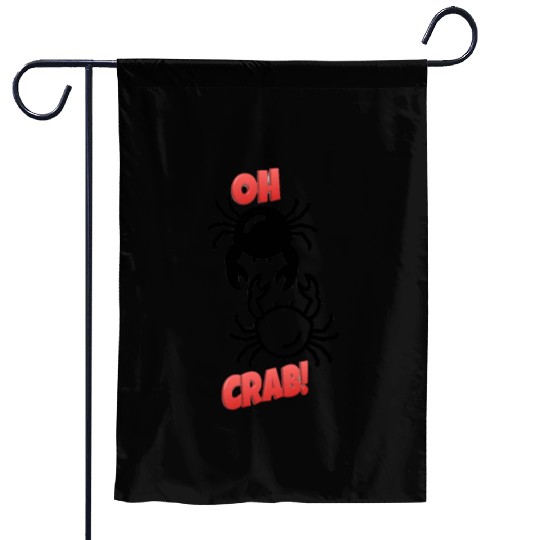 Oh Crab! Garden Flags