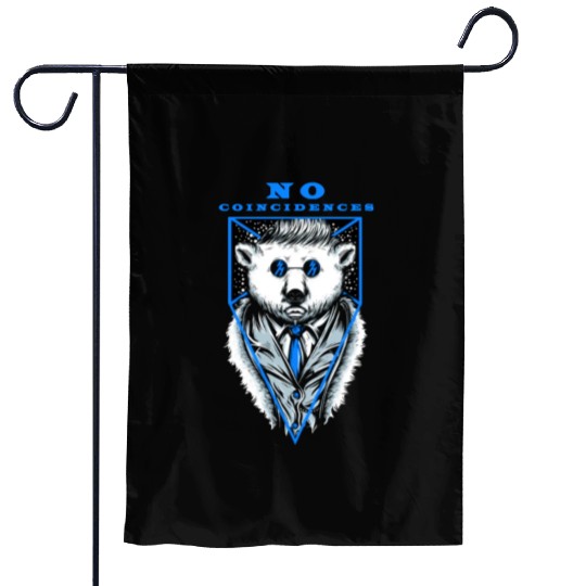 banda -Gangster bear Garden Flags