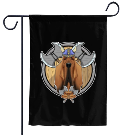 Bloodhound I Valhalla I Viking Garden Flags