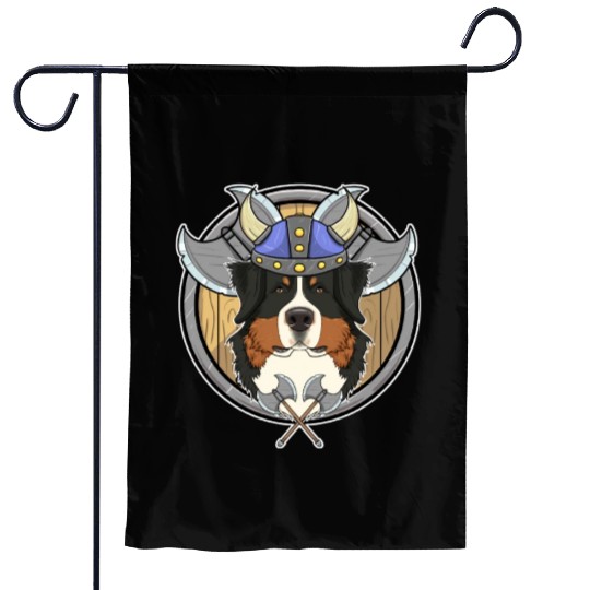 Bernese Mountain Dog I Valhalla I Viking Garden Flags