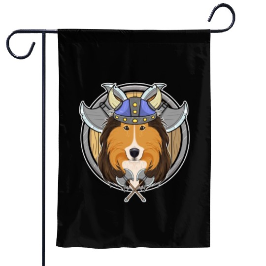 Collie I Valhalla I Viking Garden Flags