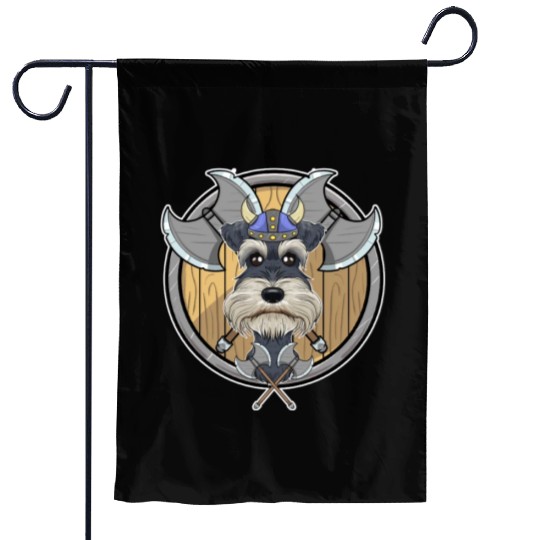 Miniature Schnauzer I Valhalla I Viking Garden Flags