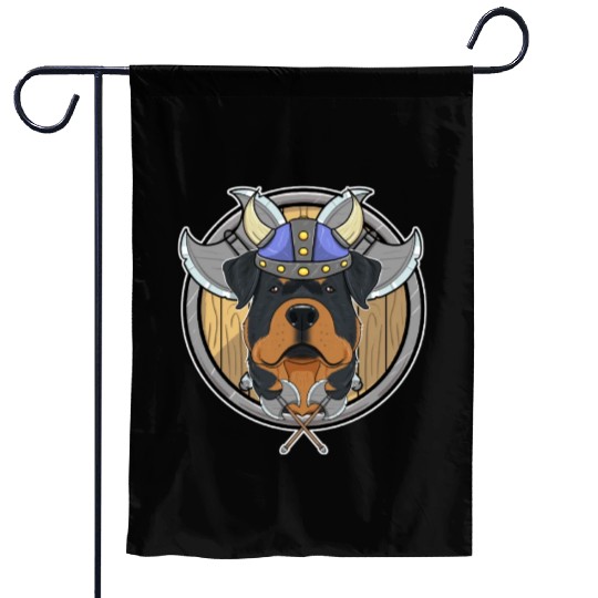 Rottweiler I Valhalla I Viking Garden Flags