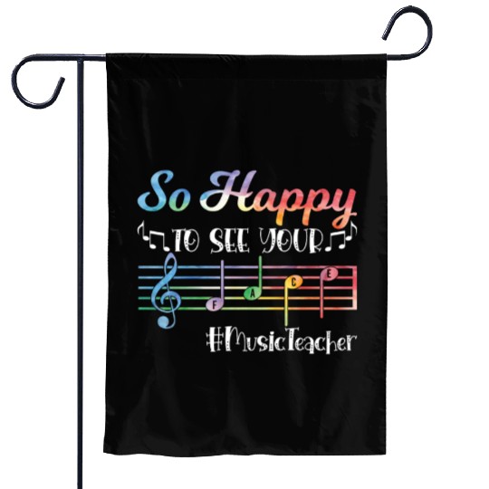 Music Teacher First Day of School Garden Flags