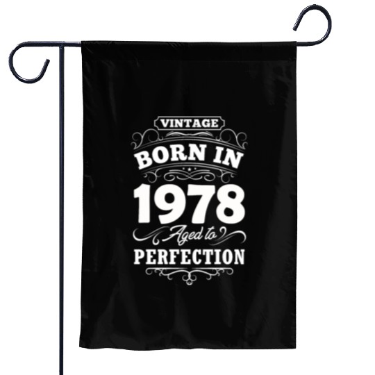 1978 Birthday Gift Birthday Vintage Garden Flags