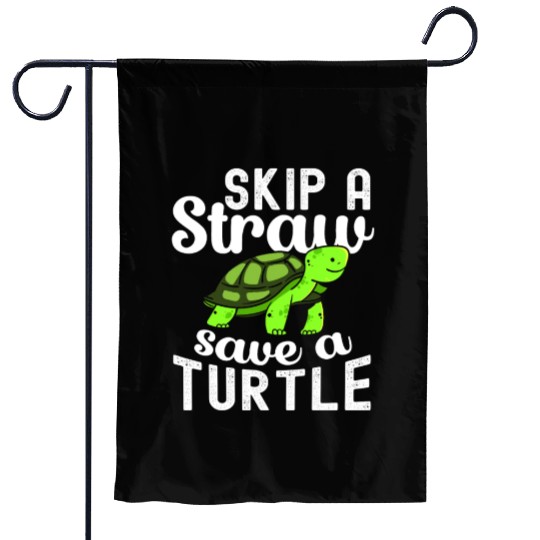Turtle Relaxed Chilling Sea Ocean Beach Garden Flags