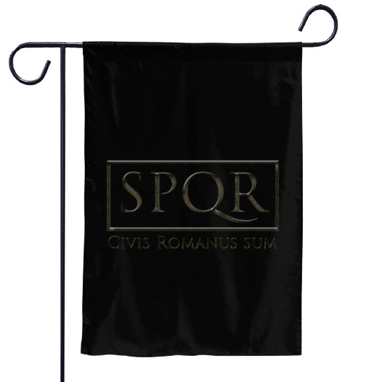 Civis Romanus catfish (black) Garden Flags