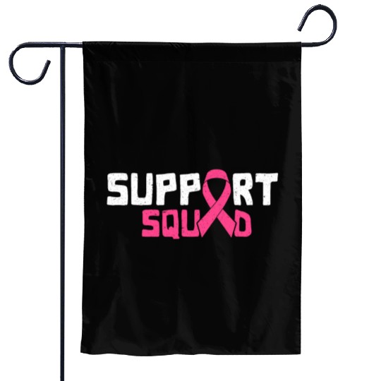Support Squad - Beat Breast Cancer Garden Flags