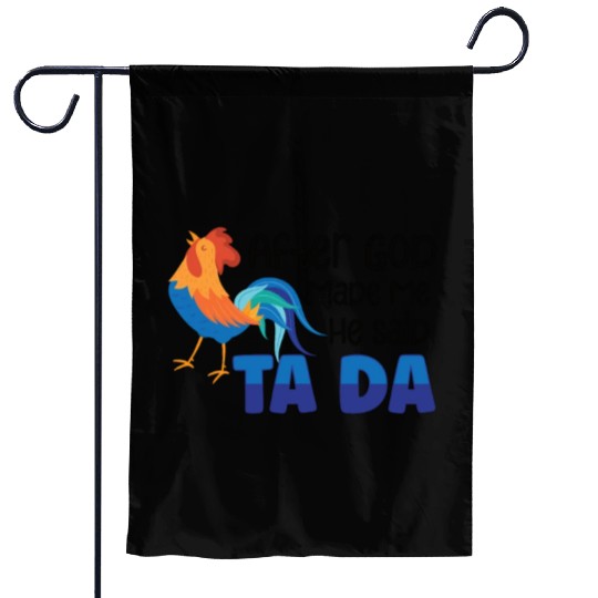 Chicken Farmer Gift Funny Chickens Country Farm Garden Flags