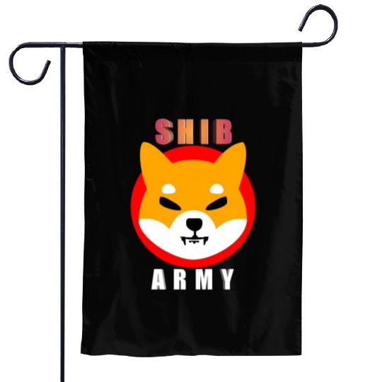 Shiba army Garden Flags