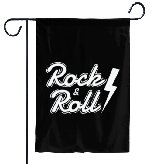 Rock & Roll Music Style Genre Guitar Rock Band Garden Flags