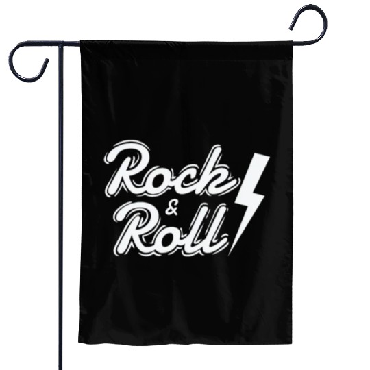 Rock & Roll Music Style Genre Guitar Rock Band Garden Flags