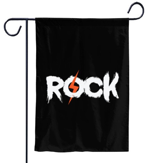 Rock Music Style Genre Guitar Rock Band Garden Flags
