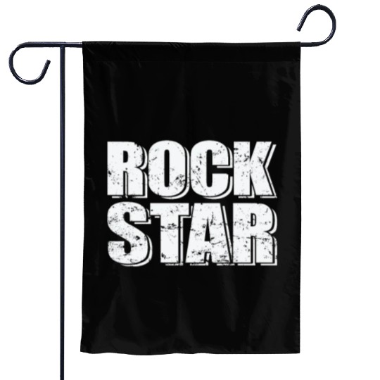 Rock Star Music Style Genre Guitar Rock Band Garden Flags