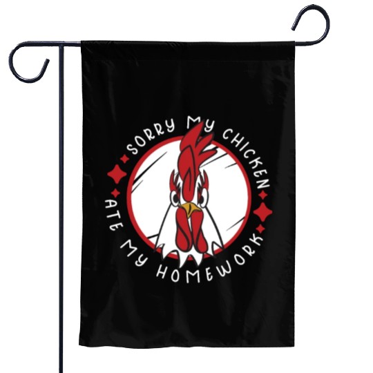 Chicken Farmer Gift Funny Chickens Country Farm Garden Flags