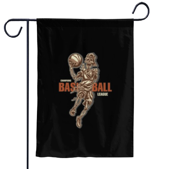 Design basketball fun Garden Flags