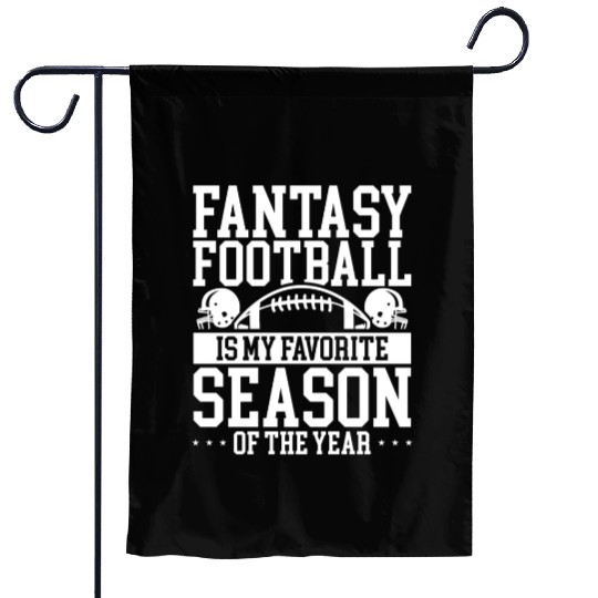 Fantasy Football is my Favorite Season Player Garden Flags