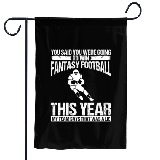 Fantasy Football Player Football Team Funny Garden Flags