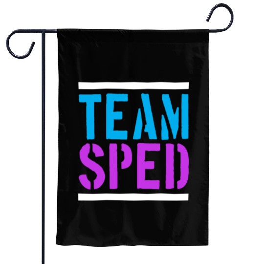 Special Education Teacher Team Sped Garden Flags