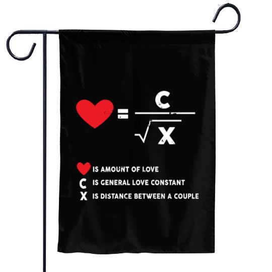 amount of love math Garden Flags