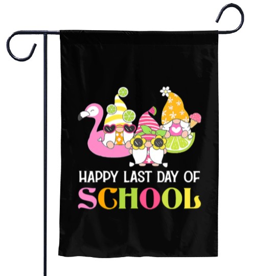 Happy Last Day Of School Teacher Student Graduatio Garden Flags