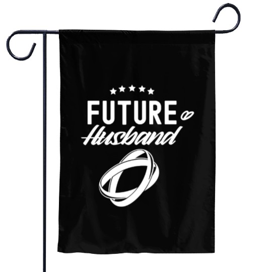Future Husband Bride Bachelorette Party Wedding Garden Flags