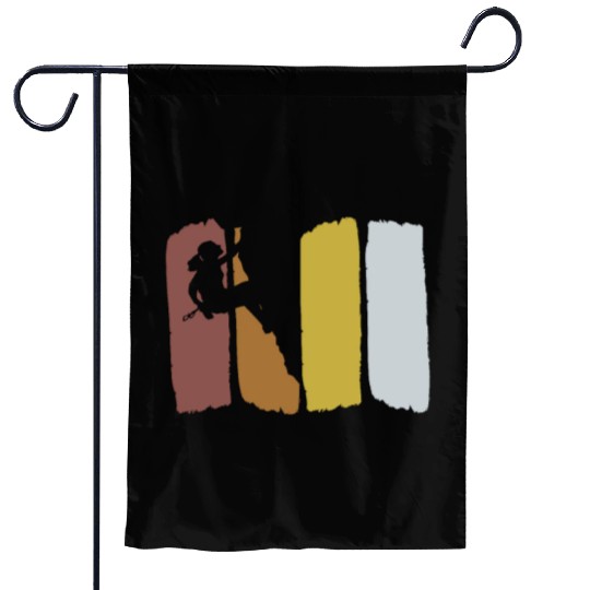 Climbing Vintage Mountaineering Bouldering Garden Flags