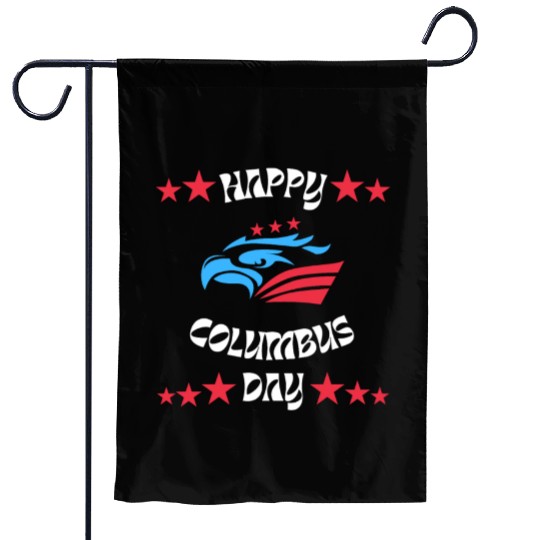 Happy Columbus Day classic Garden Flags