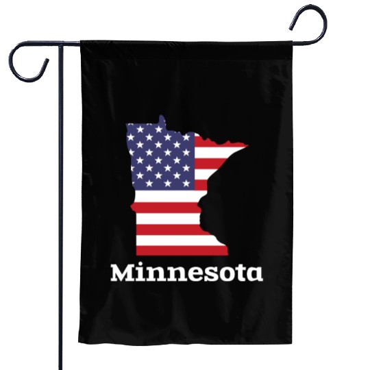 US Minnesota Map Design for proud Minnesotans Garden Flags