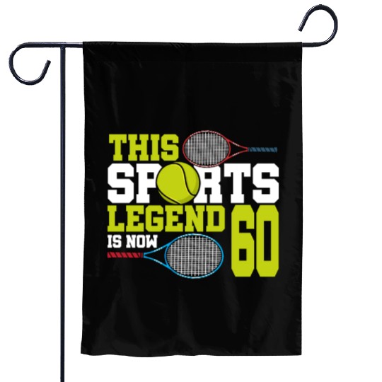 This Sports Legend Is Now 60, Tennis 60th Birthday Garden Flags