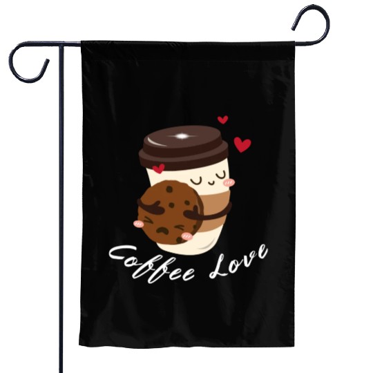 Coffee love cappuccino caffeine Garden Flags