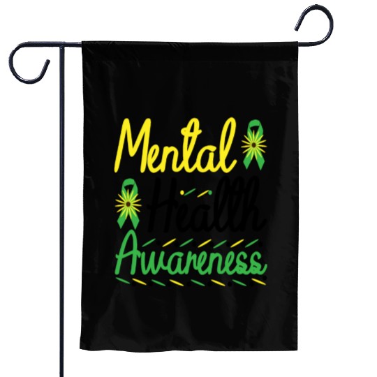 Mental Health Awareness Educating about Mental Garden Flags