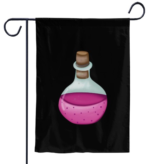 Halloween pink potion Garden Flags
