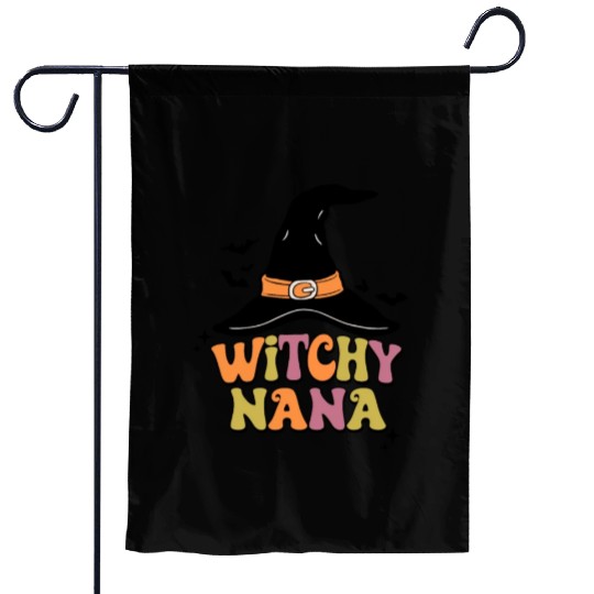 Witchy Mama Halloween Grandma Garden Flags
