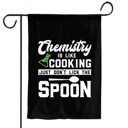 Womens Chemistry Is Like Cooking Science Lover Garden Flags