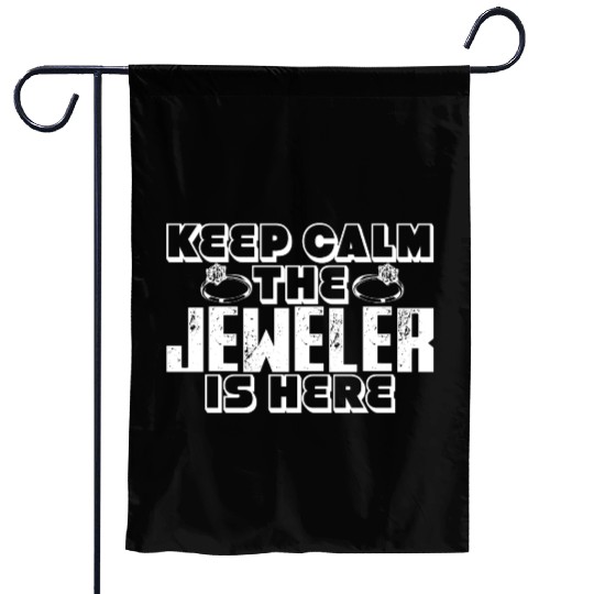 Jewellery Joke Jeweler Jewelry Diamond Gemstone Garden Flags