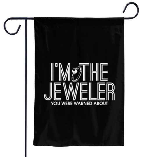 Jewellery Joke Jeweler Jewelry Diamond Gemstone Garden Flags