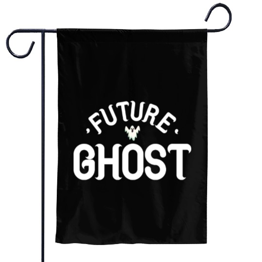 Future Ghost Funny Halloween Costume Garden Flags