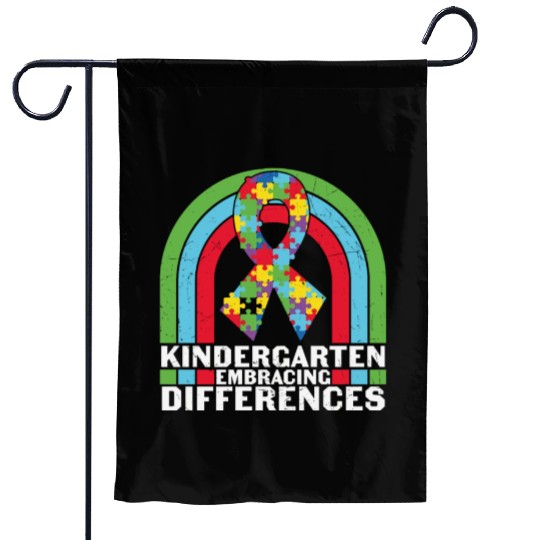 Kindergarten Embracing Differences Garden Flags