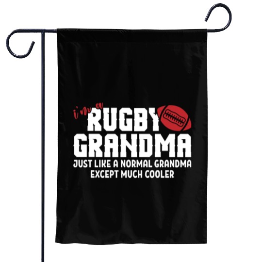 Rugby Grandma Garden Flags