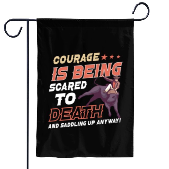 Rodeo Bull Riding Livestock Show Farmer Cattle Garden Flags