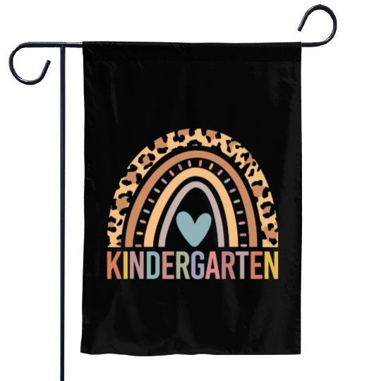 Kindergarten Rainbow Girls Boys Teacher Team Kinde Garden Flags