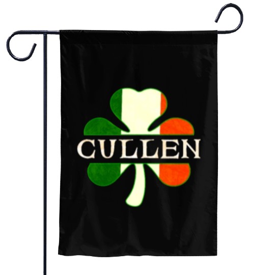 Cullen Irish Surname Ireland Flag Shamrock Garden Flags