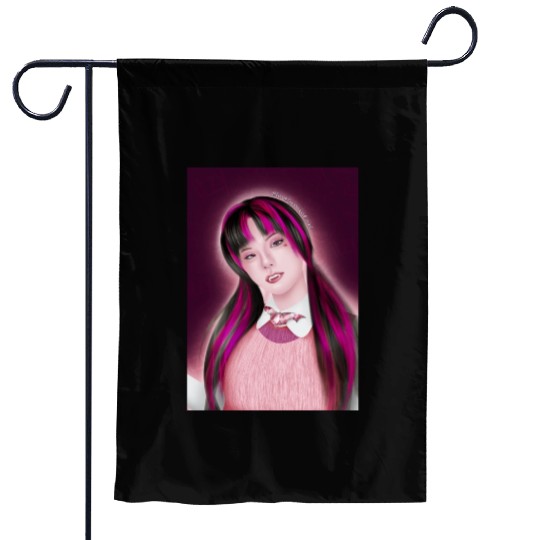 Yeji Itzy Draculaura Monster High Garden Flags