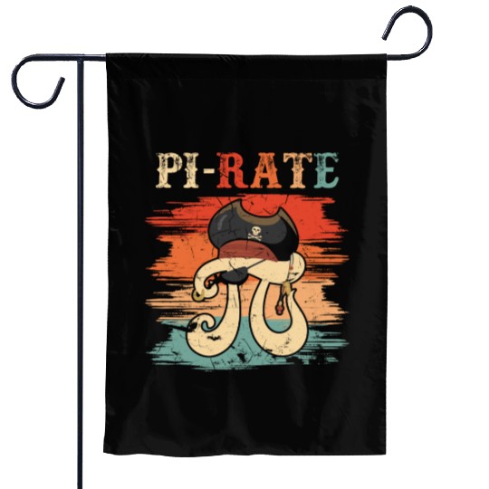 Pirate Pi Symbol 3.14 Math Lover Garden Flags