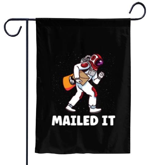 Postal Worker Mail Lady Mail Carrier Postal Space Garden Flags