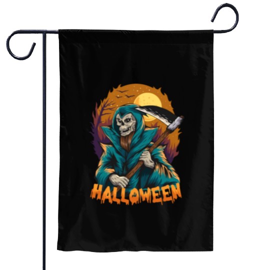 Grim Reaper Garden Flags