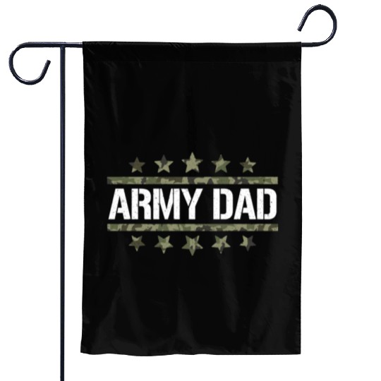 US Army Dad Military Veteran Garden Flags